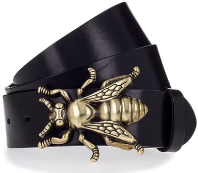 Vanzetti Leren Riem 40mm Leather Belt W110 Black Zwart