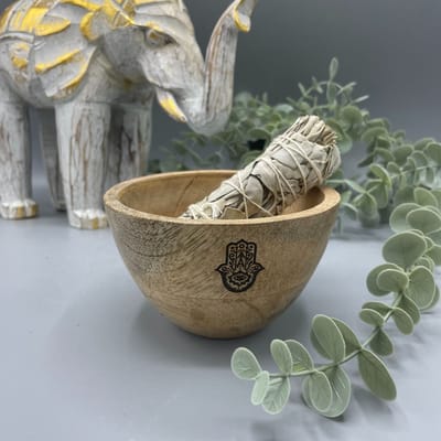 Ancient Wisdom - Decoratief dienblad - Houten dienblad met gesmolten gerecycled glas multicolor - kunstwerk - interieuraccessoire - handgemaakt - uniek - organisch - creatief