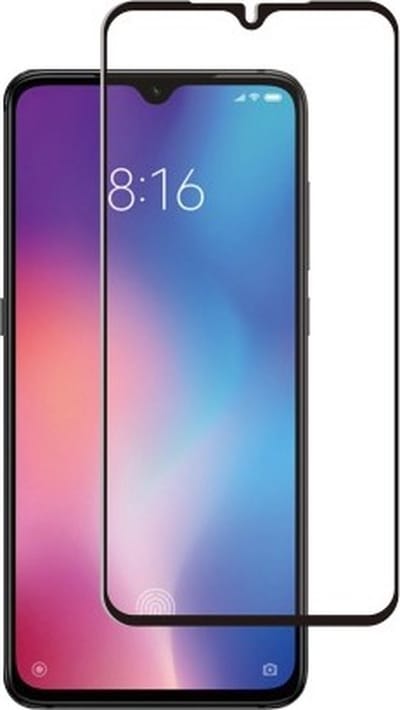 Muvit - Tiger Glass Plus volledig lijm gehard glas: Xiaomi Mi 9
