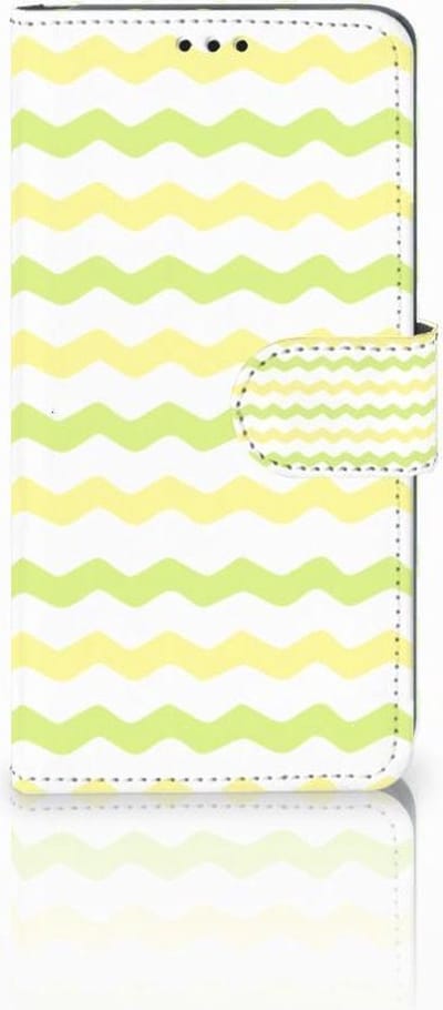 Samsung Galaxy S10 Telefoon Hoesje Waves Yellow