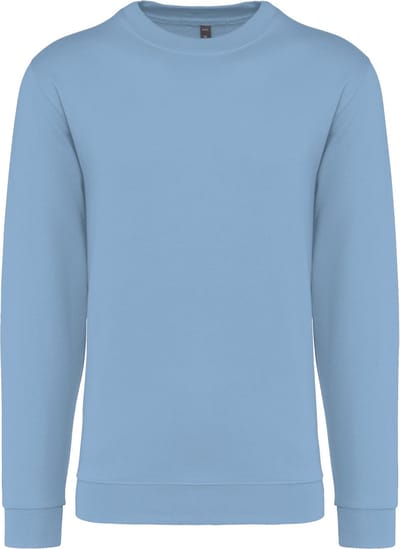 Sweater 'Crew Neck Sweatshirt' Kariban Collectie Basic+ maat 4XL Sky Blue