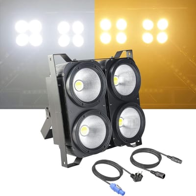 Thuys – Led Podiumverlichting Cob Par – Verlichting DMX512 – Signaalbesturing Dj Verlichting 4 Ogen Publieksverlichting 400W