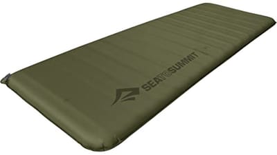 Zelfopblazende slaapmat groot rechthoekig - Dikke, warme 4 seizoenen mat met reparatiekit & Pillow Lock - 201 x 64 cm