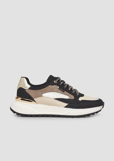 s.Oliver - female - Lederlook sportschoenen met artwork