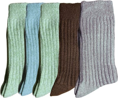 green-goose® Alpaca Sokken Dames - 5 Paar Damessokken Alpacasokken - Maat 35-38 - Heerlijk Zacht Alpacawol