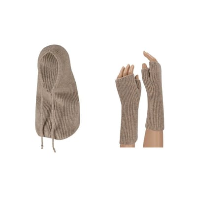 Morethansocks - Balaclava en vingerloze handschoenen dames - Fashion - Balaclavas - Handschoenen dames