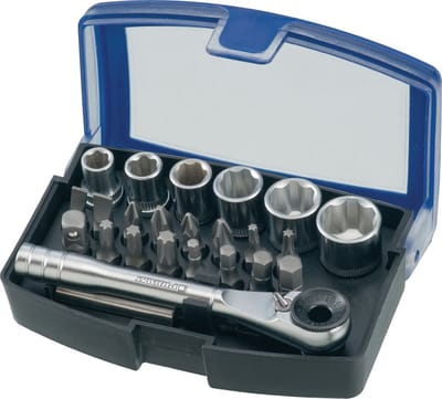 Promat bit/doppenset 34-delig - inclusief bitratel - 4000829667