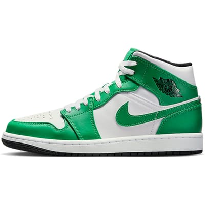 Nike Air Jordan 1 Mid (GS), Lucky Green, DQ8423-301, EU 39