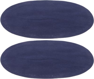 Kniepatches Kledingreparatie - Naailapjes Decoratief - Kleding Verfraaien - Zweetbestendig Materiaal - 4 Paar - Donkerblauw