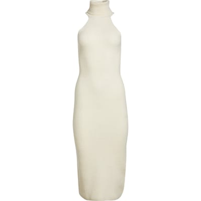 Reiss Clemmy Cream Midi Dress Maat: M | Midi Jurken Outlet | Dames | Beige