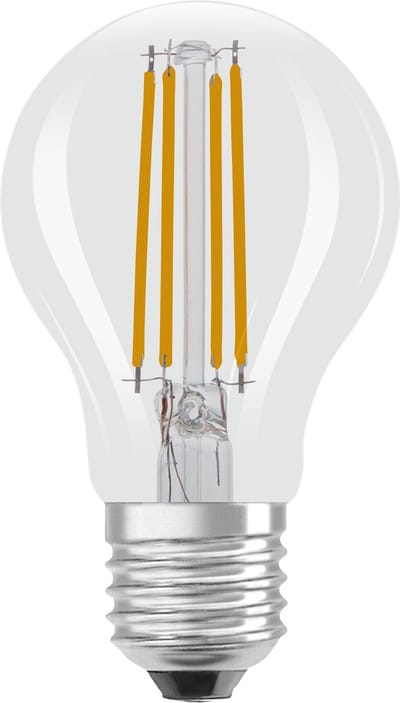 Ledvance Classic LED E27 Peer Filament Helder 7.2W 806lm - 927 Zeer Warm Wit | Beste Kleurweergave - Dimbaar - Vervangt 60W