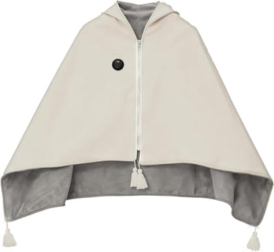 Verwarmde Sjaal - Thermodeken Draagbaar - Gezellige Warmte - 3 Warmtestanden - 140 x 80 cm - Groen Rood