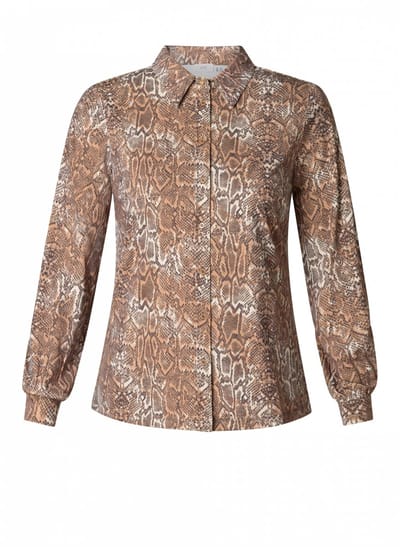 YEST Olimpia Essential Tops - Soft Terra/Multi Col - maat 36