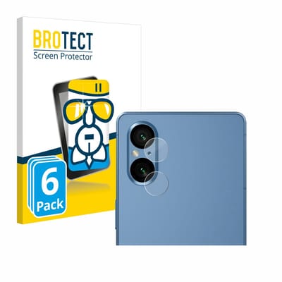 Screenprotector 6 Stuks voor Sony Xperia 5 V (ALLEEN Camera Lens) Beschermglas transparant