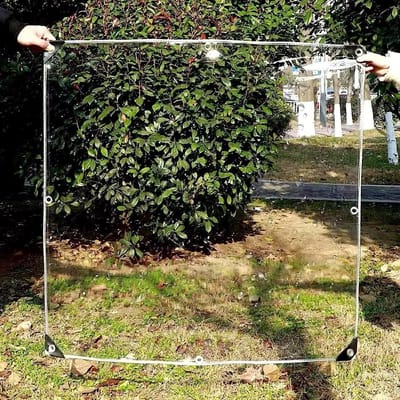 Transparant Dekzeil - Waterdicht Zeil - Tuin Beschermen - Zwaar Belastbaar - 24 x 35 m - Transparant