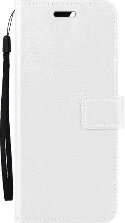 Hoes - Met Pasjeshouder - Geschikt voor OnePlus Nord 3 - Luxe Bookcase Portemonee - Flip Case - Kunstleer Book Case - Flipcase - Book Cover - Walletcase - PortemonneeHoes - Wit
