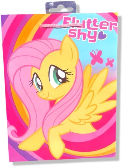 4 Luxe My Little Pony Cadeautasjes A5 formaat 23x18x9cm - Papieren cadeautasjes met Full-color bedrukking