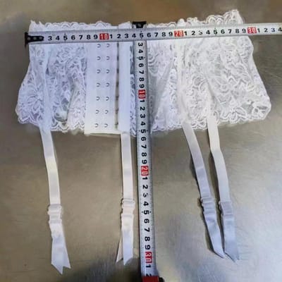 Ceinture porte-jarretelles sexy à fermoir complet pour femmes, taille réglable à 3 crans, porte-jarretelles en dentelle, Bretelles pour bas cuissardes one size gray