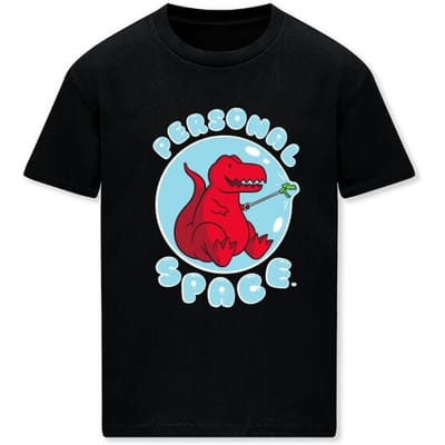 Goodie Two Sleeves - Fun T-shirt - Personal Space - M tot 3XL - voor Mannen - zwart