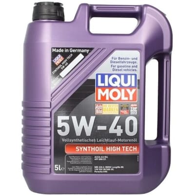 Motorolie LIQUI MOLY P000339 Synthoil Hightec 5W40 5L