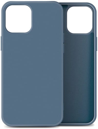 geschikt voor iPhone 12 Pro Max Hoesje Siliconen - Soft Touch Telefoonhoesje - geschikt voor iPhone 12 Pro Max Silicone Case met zachte voering - Mobiq Liquid Silicone Case Hoesje geschikt voor iPhone 12 Pro Max navy