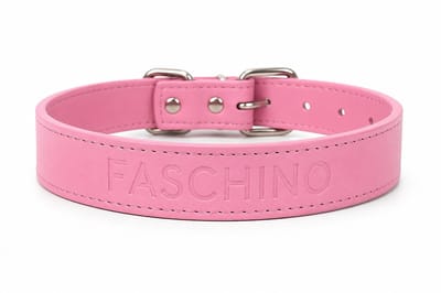 Faschino halsband lichtroze maat S