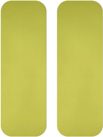 Loopbandmat voor Tapijt - Fitness Vloermat - Bescherming Fitnessapparaten - Betrouwbare Antislip - 25x80cm - Fluorescerend groen