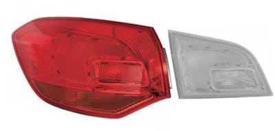 VanWezel 3751921 - Verre extérieur feu arrière gauche pour Opel Astra j 10-15 5p/d