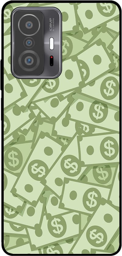 Smartphonica Telefoonhoesje Geschikt voor Xiaomi 11T / 11T Pro met Geld Opdruk - TPU Backcover Case With Money Design geschikt voor Xiaomi 11T;Xiaomi 11T Pro