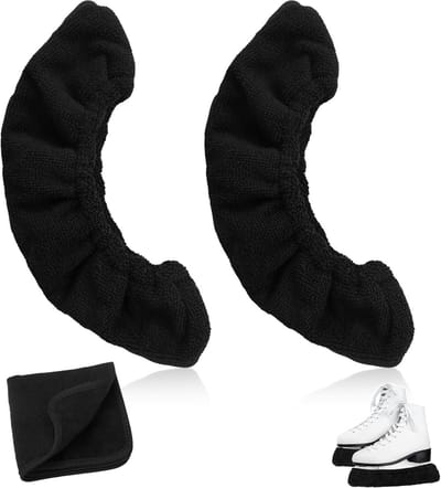 Elastische Schaatsbeschermers Maat M met Handdoek voor Kunst- en IJshockeyschaatsen