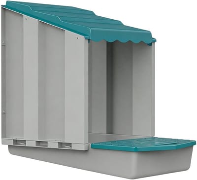 Nestkast Kippen - Legnest - Eieren Verzamelen - Waterdicht Ontwerp - 50x32x25cm - Groen