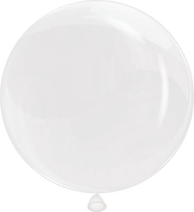 transparante doorzichtige ballon - 43cm - ballonversiering - bruiloft - veerjaardag - carnaval
