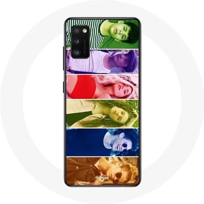 Coque - Samsung - Galaxy A41 - Souple - Blanc - Poursuis Tes Rêves Split Visages