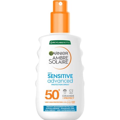 Garnier Ambre Solaire SPF 50+ Sensitive Advanced Sun Spray 150ml