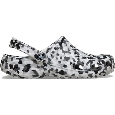 Klompen Crocs Sabots Classic Confetti blanc léger et confortable