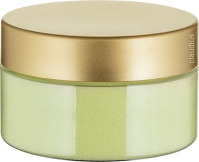 Scrubzout Fresh Ginger - 300 gram - Pot met luxe gouden deksel - Hydraterende Lichaamsscrub