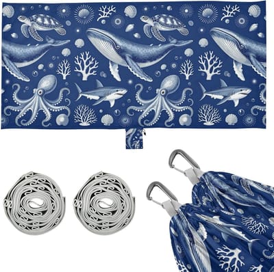 Hangmat met Touw - Boomhangmat Outdoor - Ontspannen in de Natuur - Verstelbare Ophanging - 290 x 138 cm