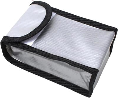 Batterij Veiligheidstas - Beschermhoes Opladen - Veilig Transport - Vlamvertragend Materiaal - 140x90x55MM - Zwart