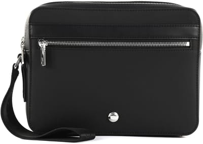 LACOSTE polstasje Langon Clutch Noir zwart