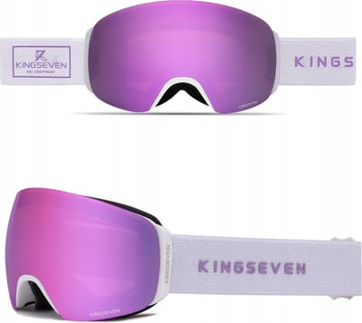 KingSeven - Unisex Skibril met UV400 en Polarisatiefilter - Paars - Model Z303
