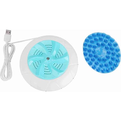 Mini Reis Draagbaar Huishoudelijk Kleine Wasmachine Ultrasoon Turbo Wasmachine Kleding (Groen) groen