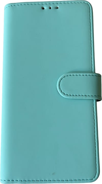 PU Leder wallet Case - Book Case Flip Cover Hoesje Met Stand Functie - Beschermhoes Met Pasjes Houder - Geschikt voor Samsung Galaxy S23 FE - Turquoise