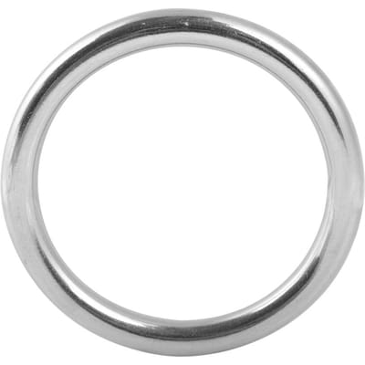 Anneau O Soudé en Acier Inoxydable 304 (08040 Dia Ligne. 5mm * Diamètre Intérieur. 40mm) Accessoire d'animal de compagnie pour la plongée gray