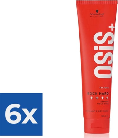 Schwarzkopf Professional Osis+ Rock Hard - 150 ml - Voordeelverpakking 6 stuks