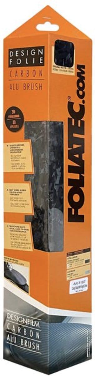 Foliatec Cockpit Designfolie Carbon zwart-gestructureerd 50x50 cm.