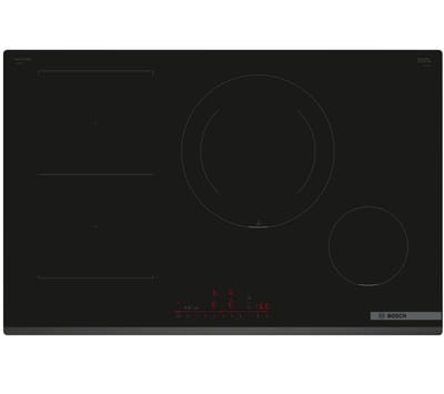 Bosch Inductiekookplaat 80 cm – PVS831HC1E Serie 6 – 4 Kookzones – CombiZone – PerfectFry Plus – DirectSelect – Home Connect – Zwart