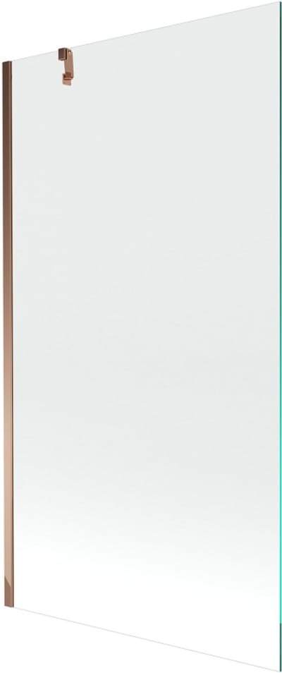 Mexen Next badwand 1-deurs 90 x 150 , transparant, roze goud - 895-090-000-00-00-60