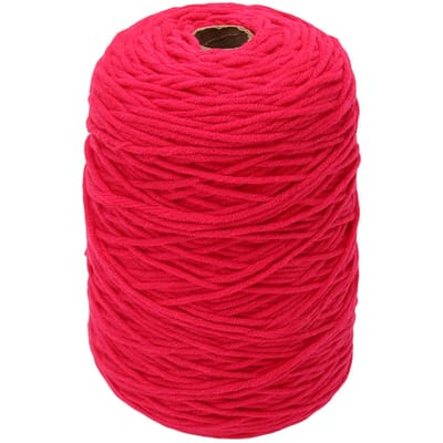 Fil à touffeter 437yd de long 0,2 po de large en coton doux et polyester résistant au rétrécissement pour la fabrication de tapis