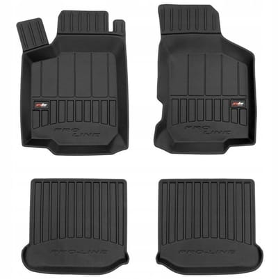 FROGUM PROLINE Automatten - Geschikt voor SEAT TOLEDO II (1999-2004) - 4-delig - TPE Rubber - Zwart