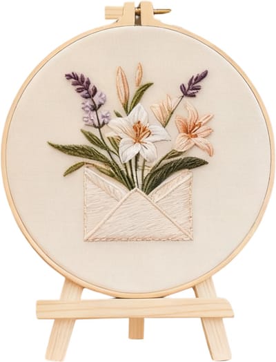 Untamed - PREMIUM Borduurpakket voor volwassenen – DIY decoratie – Creatieve borduurset – Borduren - Bloemen - Evelope Bloom